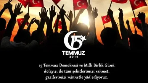 15 Temmuz Demokrasi Ve Milli Birlik Günümüz Kutlu Olsun | HEKİMSEN