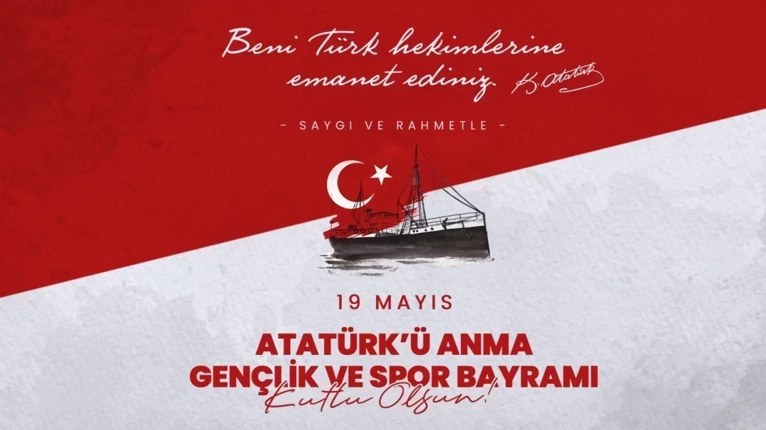19 Mayıs Atatürk'ü Anma Gençlik ve Spor Bayramı Kutlu Olsun | HEKİMSEN