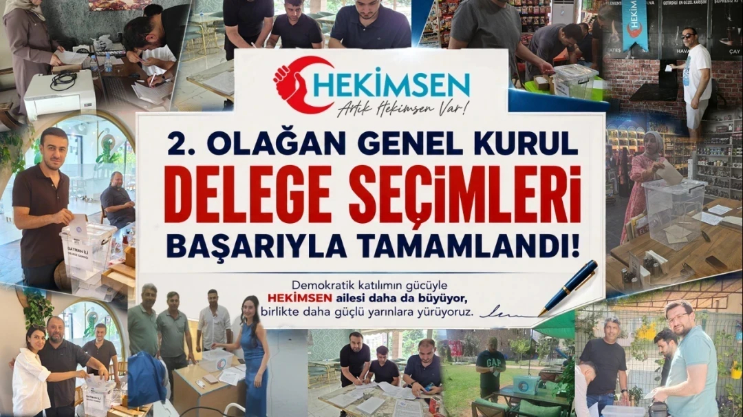 2. Olağan Genel Kurul Delege Seçimleri Güneydoğu illerimiz, Antalya ve Bayburt'ta Tamamlandı | HEKİMSEN