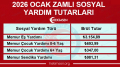 HEKİMSEN 2026 Ocak Zamlı Sosyal Yardım Tutarları | HEKİMSEN