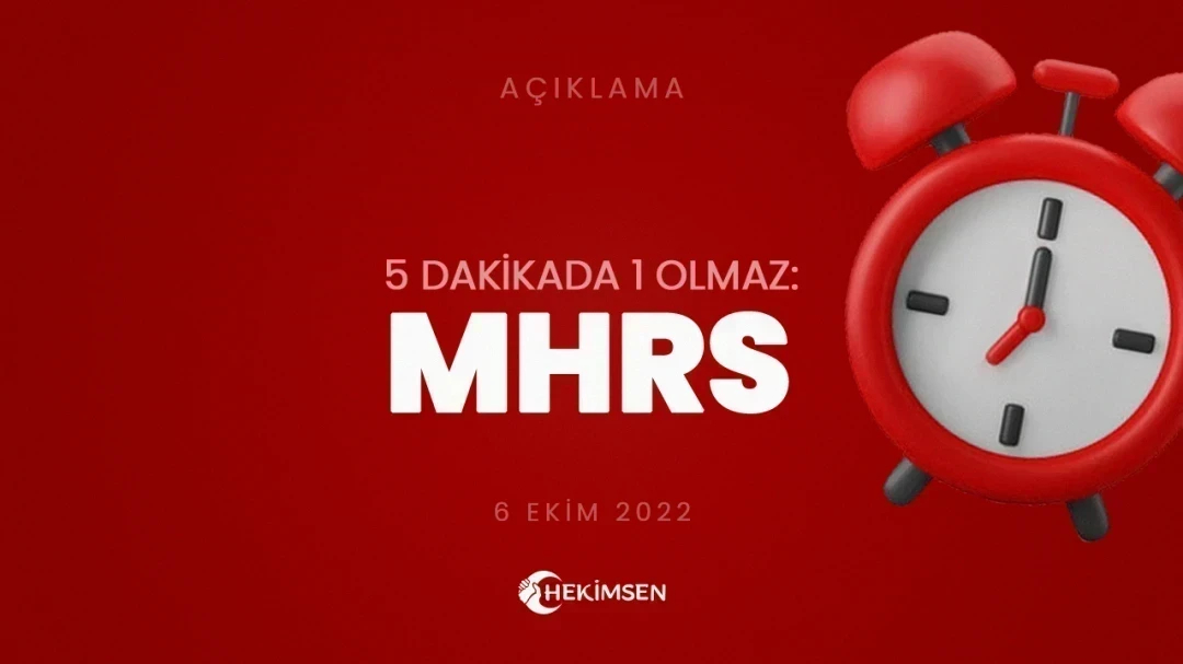 5 Dakikada 1 Olmaz: MHRS | HEKİMSEN