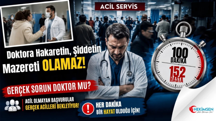Acil Olmayan Hasta, Acilde Çok Bekleyince Doktora Hakaret Etti | HEKİMSEN