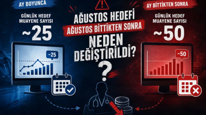 AĞUSTOS HEDEFİ, AĞUSTOS BİTTİKTEN SONRA NEDEN DEĞİŞTİRİLDİ? | HEKİMSEN