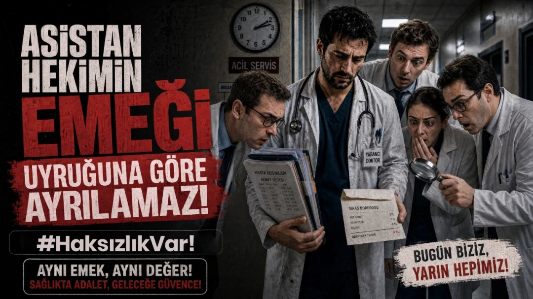 ASİSTAN HEKİMİN EMEĞİ UYRUĞUNA GÖRE AYRILAMAZ! | HEKİMSEN