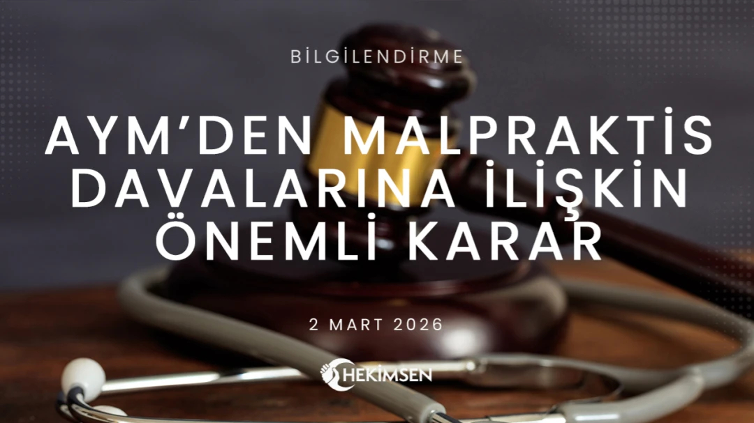 AYM’den malpraktis davalarına ilişkin önemli karar | HEKİMSEN