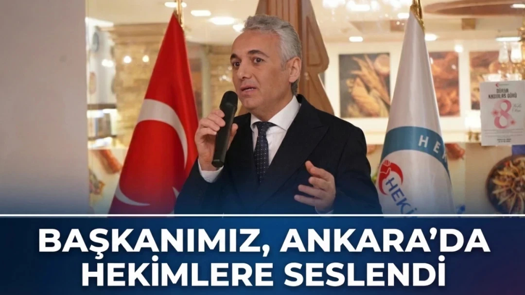 HEKİMSEN Başkanımız Uzm. Dr. Adil Kurban, Ankara'da düzenlenen iftarda hekimlere seslendi | HEKİMSEN