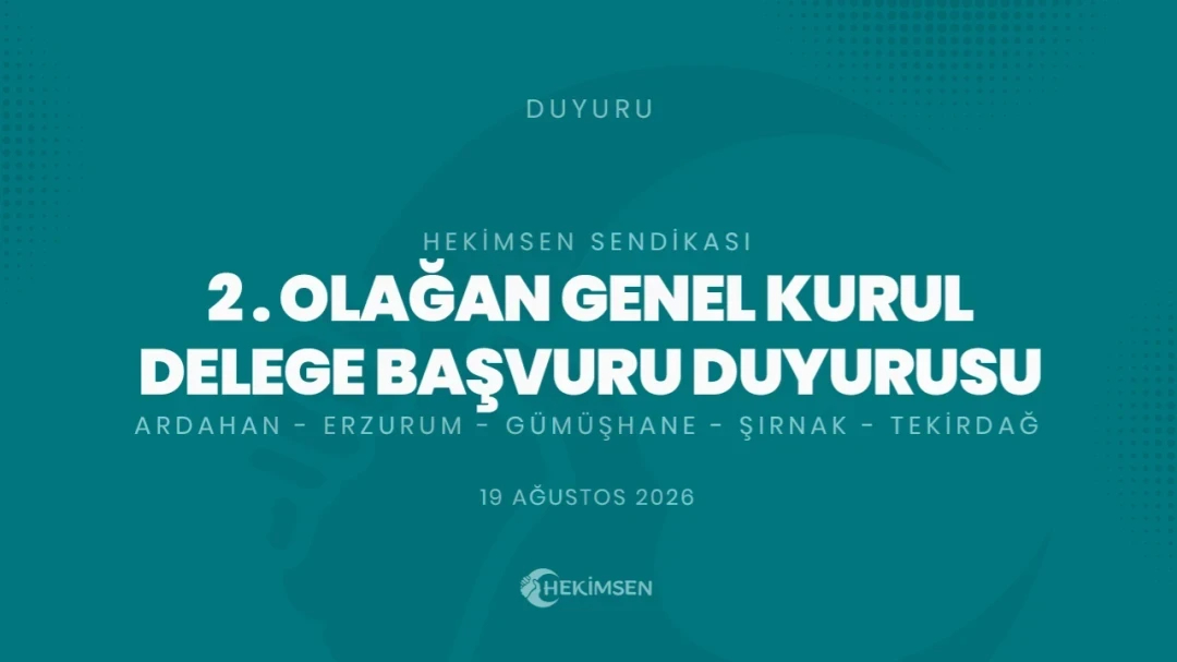 Delege Seçimleri İptal Olmuş İllerde Delege Seçimi Yapılması için Delege Başvurusu | HEKİMSEN