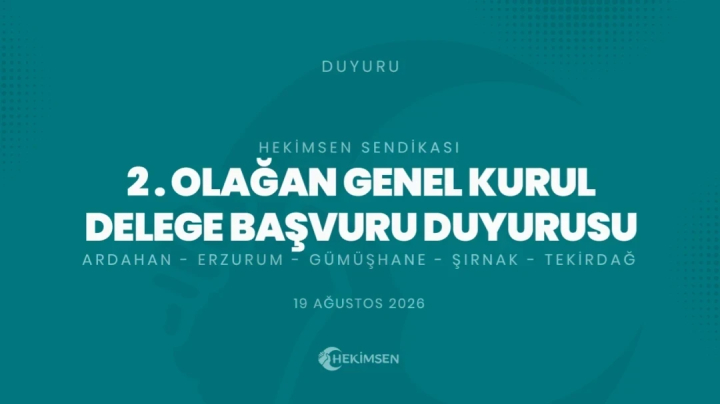 Delege Seçimleri İptal Olmuş İllerde Delege Seçimi Yapılması için Delege Başvurusu | HEKİMSEN