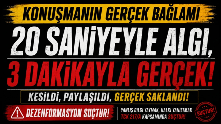 DEZENFORMASYON SUÇTUR! | HEKİMSEN