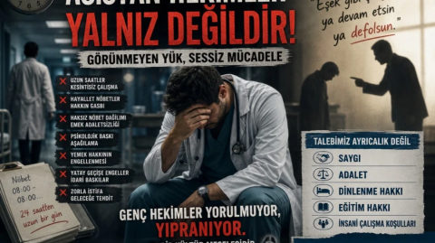 HEKİMSEN “Eşek Gibi Çalıştırın” Denilen Genç Asistan Hekimler Tükeniyor. | HEKİMSEN