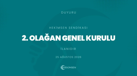 HEKİMSEN HEKİMSEN 2. OLAĞAN GENEL KURULU İLANI | HEKİMSEN