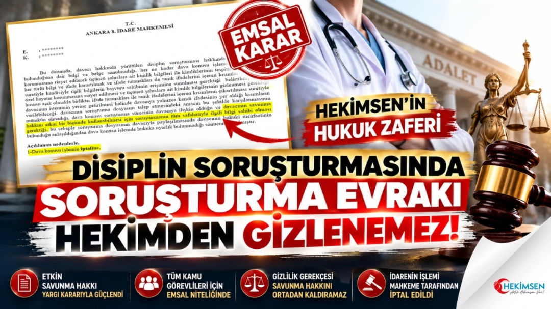 HEKİMSEN’DEN  EMSAL NİTELİĞİNDE BİR HUKUK ZAFERİ DAHA! | HEKİMSEN