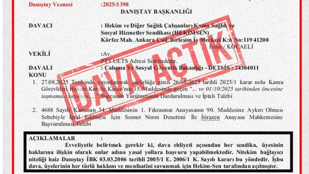 HEKİMSEN'den Önemli Açıklama — Kamu Görevlileri Hakem Kurulu Yapısına İlişkin İptal Davası | HEKİMSEN