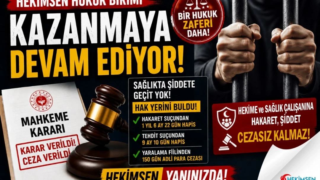 HEKİMSEN HEKİMSEN HUKUK BİRİMİ KAZANMAYA DEVAM EDİYOR! | HEKİMSEN