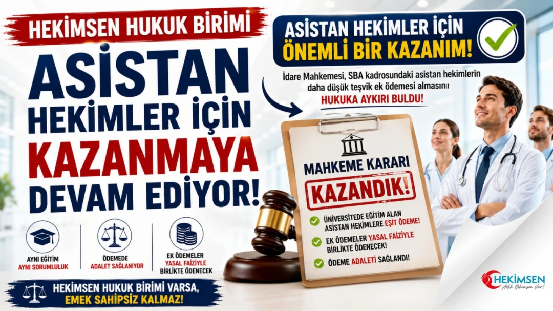 HEKİMSEN HEKİMSEN HUKUK BİRİMİ KAZANMAYA DEVAM EDİYOR! | HEKİMSEN