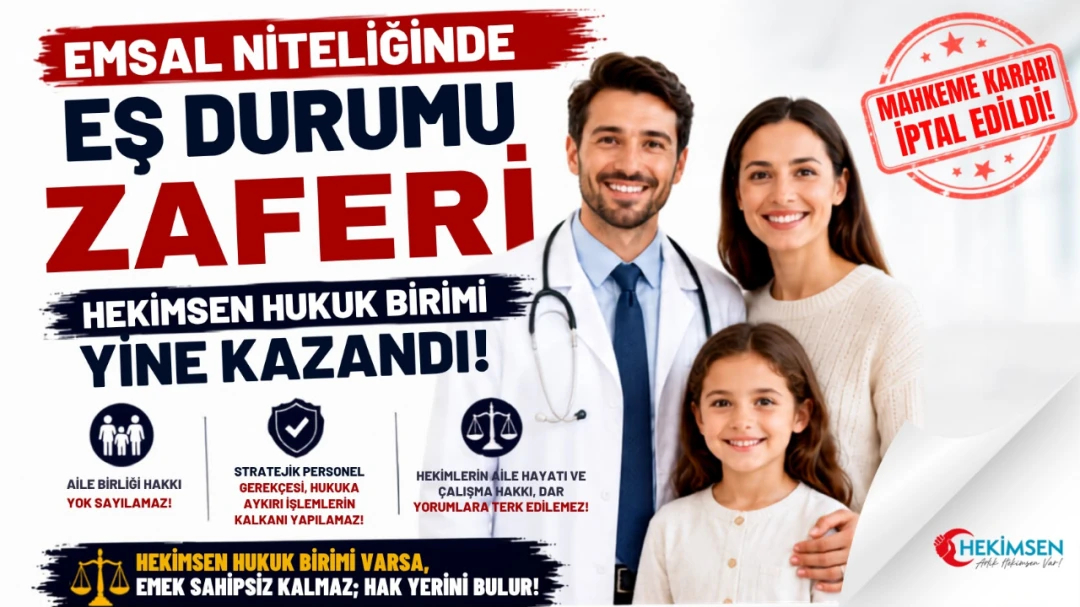 HEKİMSEN HEKİMSEN HUKUK BİRİMİ KAZANMAYA DEVAM EDİYOR! | HEKİMSEN