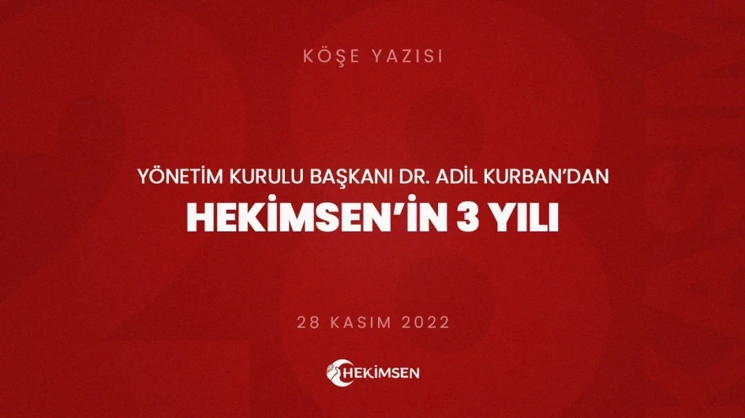 Hekimsen'in 3 Yılı: Hekimsen Bugün 3 Yaşında | HEKİMSEN