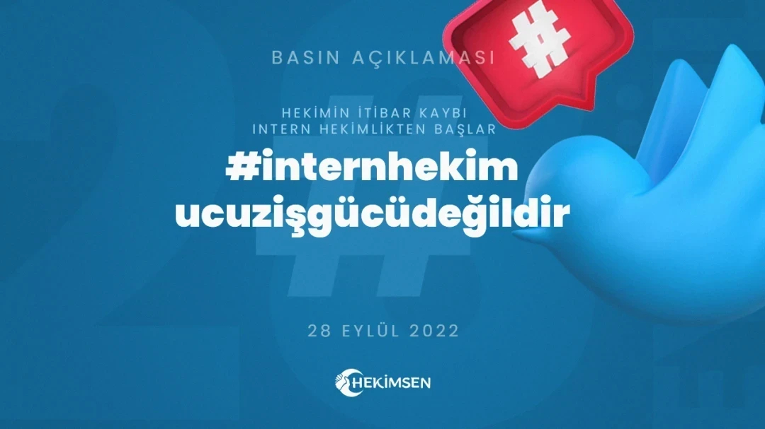 Intern Hekim Ucuz İş Gücü Değildir (Basın Açıklaması) | HEKİMSEN