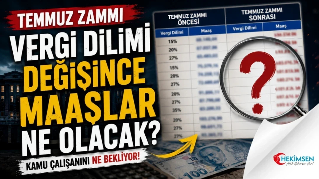 Kamu Çalışanının Sözde Temmuz Zammı Vergi Diliminde Eriyor! | HEKİMSEN