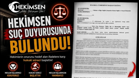 HEKİMSEN KAMUOYUNA DUYURU | HEKİMSEN