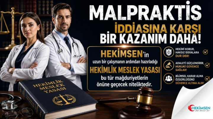 HEKİMSEN HER KOMPLİKASYON MALPRAKTİS DEĞİLDİR! | HEKİMSEN