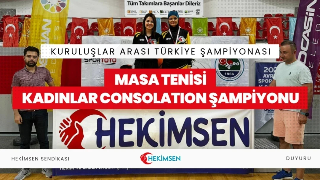HEKİMSEN Masa Tenisinde Hekimsen Sponsorluğunda Yükseliş Koleji Şanlıurfa Şampiyon Oldu! | HEKİMSEN