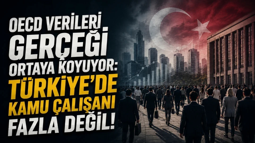 HEKİMSEN OECD VERİLERİ GERÇEĞİ ORTAYA KOYUYOR: TÜRKİYE’DE KAMU ÇALIŞANI FAZLA DEĞİL! | HEKİMSEN