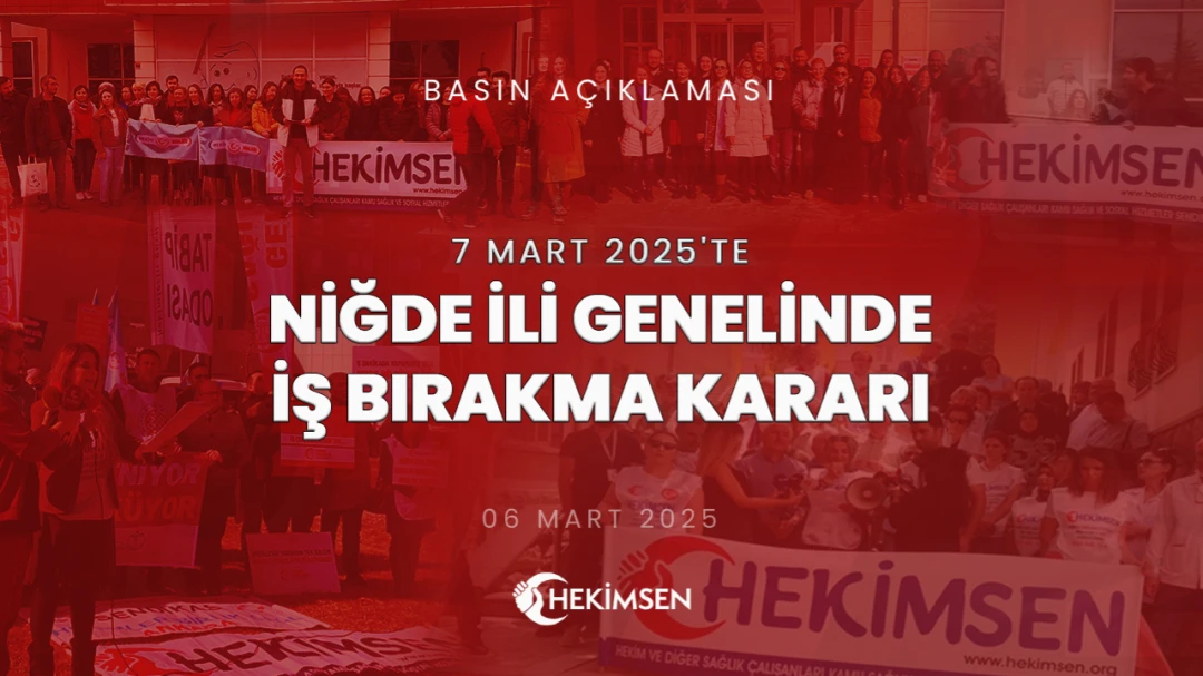 Ömer Halisdemir Üniv. E.A.H'de Görevli Beyin Cerrahımıza Saldırı Nedeniyle İş Bırakma Kararımız | HEKİMSEN