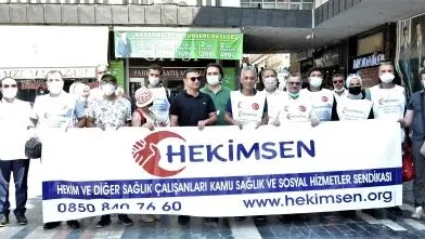 HEKİMSEN Sendikamız Ankara'da Basın Açıklaması Yaptı (27 Ağustos 2021) | HEKİMSEN