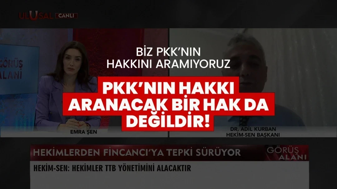 HEKİMSEN TTB Başkanı'nın Yaptığı Açıklamaya Dair Dr. Adil Kurban'ın Ulusal Kanal'daki Konuşması | HEKİMSEN