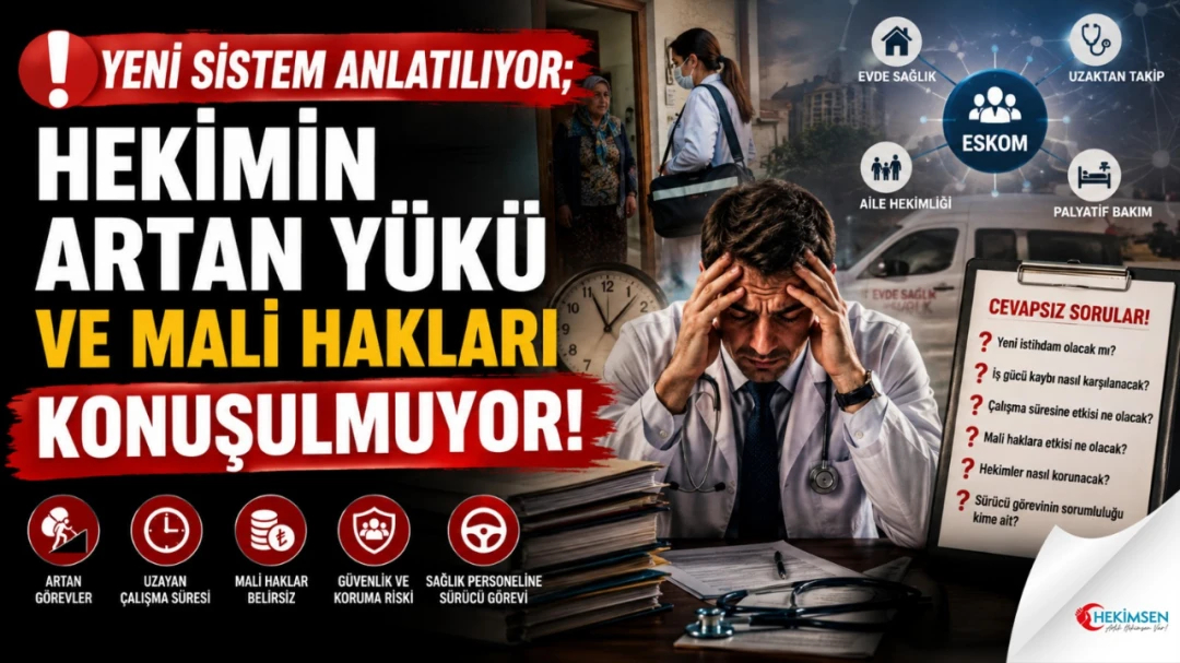 HEKİMSEN YENİ SİSTEM ANLATILIYOR; HEKİMİN ARTAN YÜKÜ VE MALİ HAKLARI KONUŞULMUYOR! | HEKİMSEN