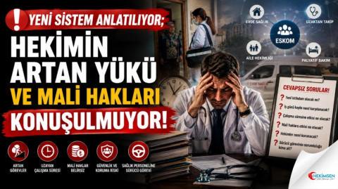 HEKİMSEN YENİ SİSTEM ANLATILIYOR; HEKİMİN ARTAN YÜKÜ VE MALİ HAKLARI KONUŞULMUYOR! | HEKİMSEN